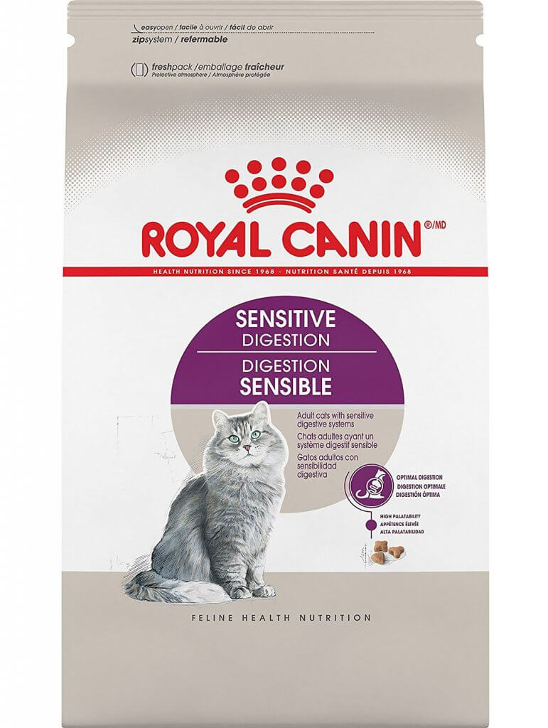 Dry Royal canin cat food packaging