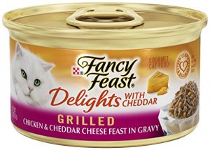 Fancy feast - delights with chedar